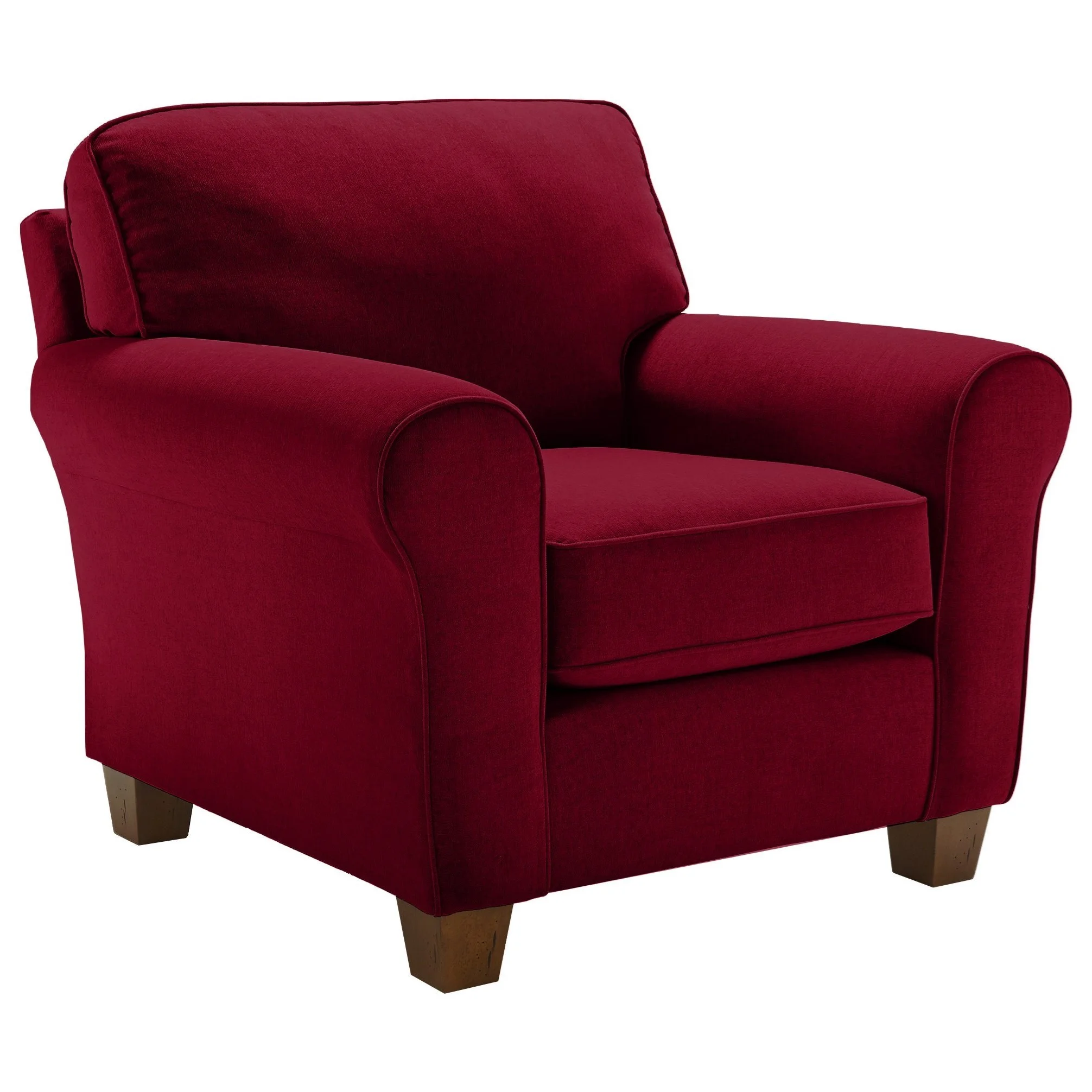 Best Home Furnishings Annabel C80DP Customizable Transitional Chair with Rolled Arms and Tapered